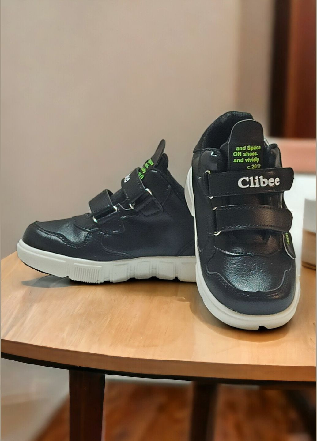 Черные демисезонные детские кроссовки хайтопы для мальчика 99 Clibee