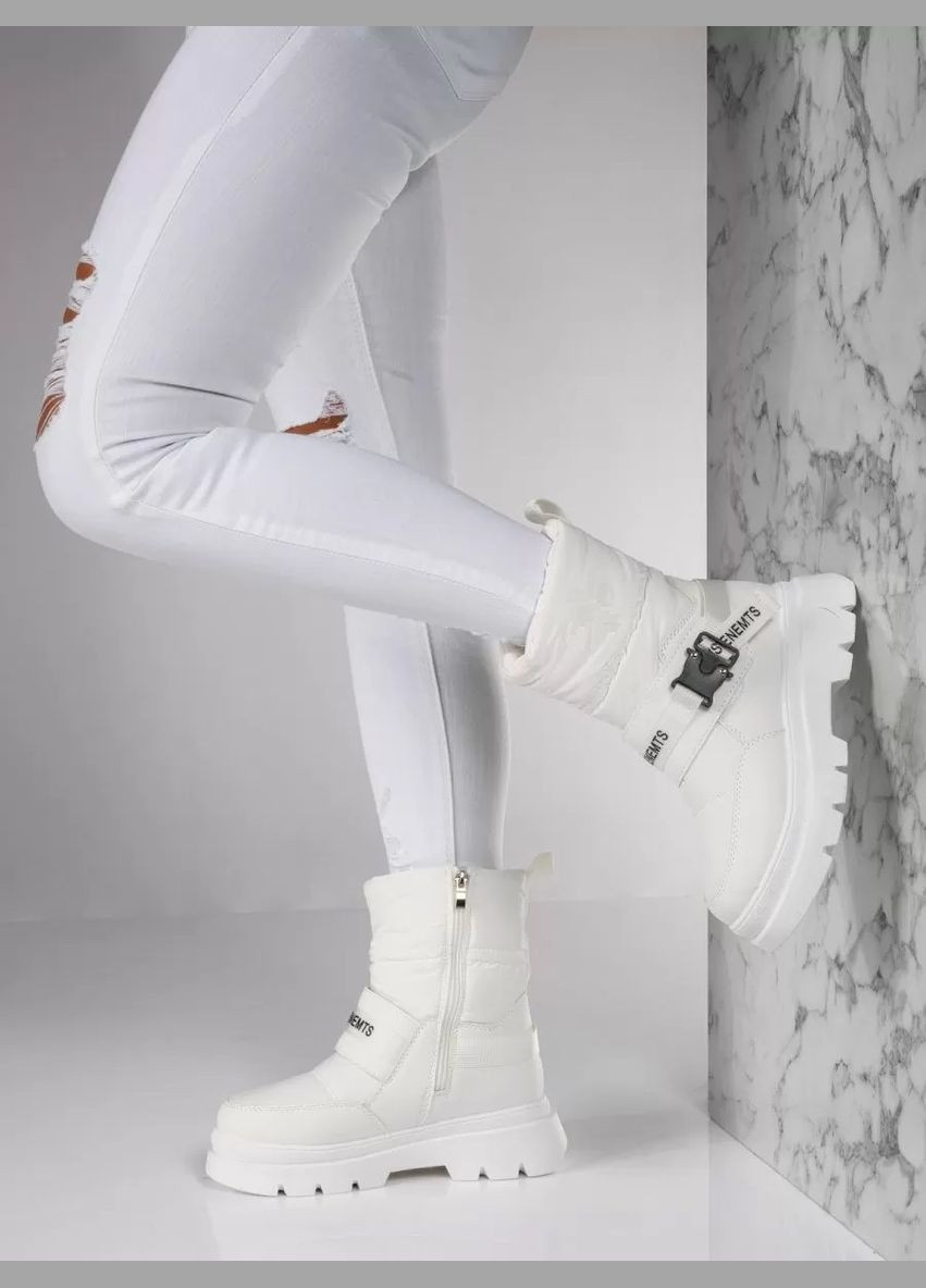 Напівчоботи жіночі зимові на хутрі Панда Дутики (305695348)