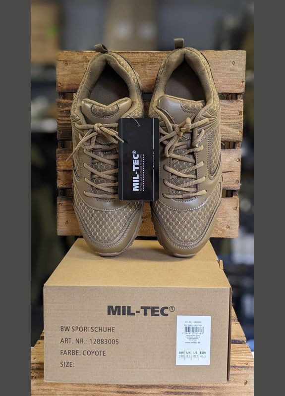 Кросівки тактичні 44р. SPORTSCHUHE GELÄNDE BW STYLE COYOTE (12883005-11 ) Mil-Tec (292132492)