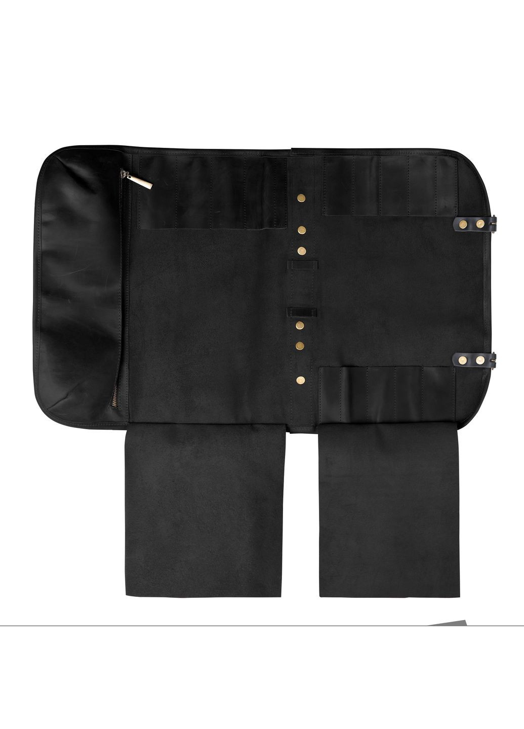 Сумка-чохол для ножів шкіряна коричнева No Brand (305828713)