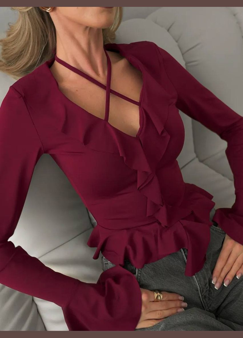 🎀Кофтинка с воланами must-have этого сезона🎀 Luna (338181917)