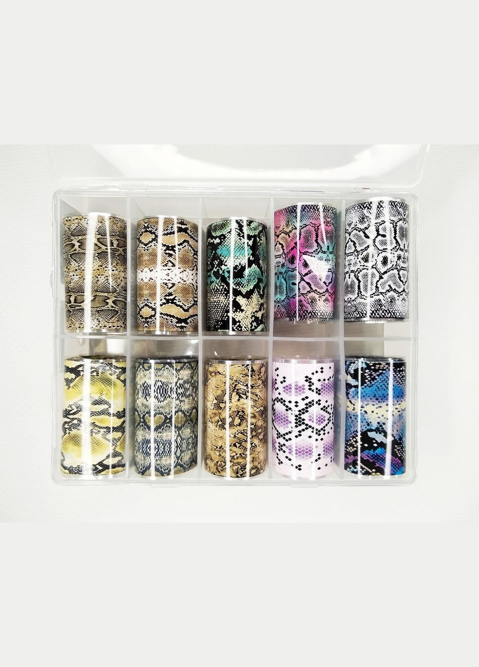 Фольга переводная, набор 10 в 1 No Brand (299484211)