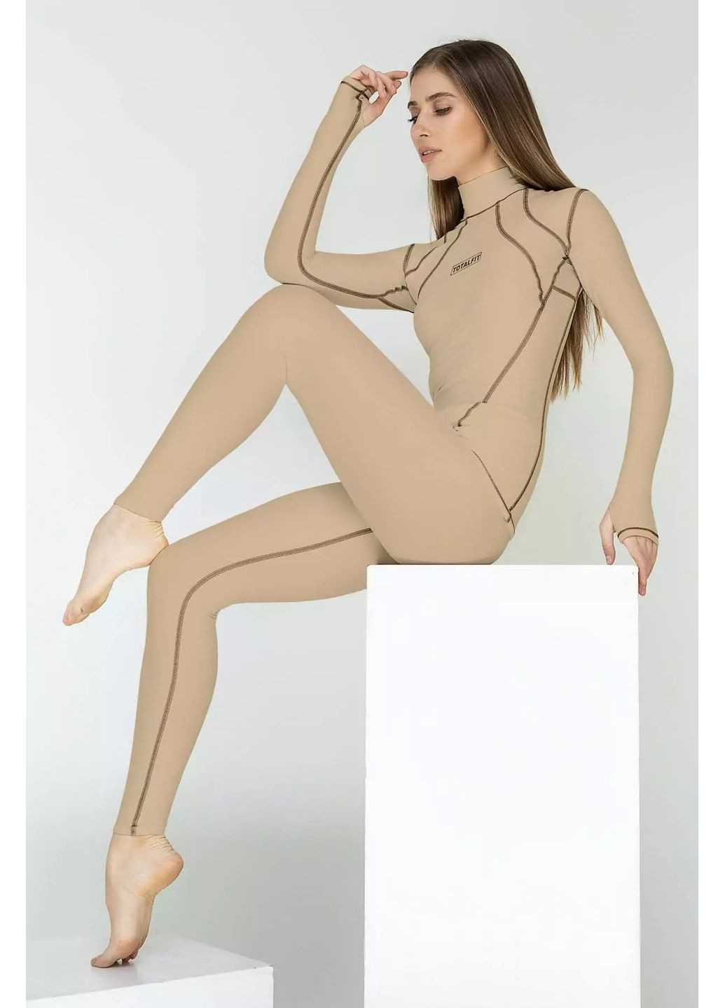 Термокомплект з контрастними швами TOTALFIT Carpathian TWR5+TWS3-S32 beige (365761238)