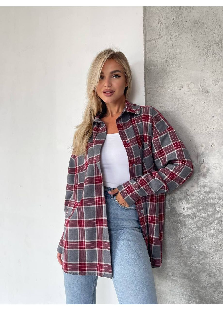 Сорочка у клітинку фланель Туреччина Україна (361009499)