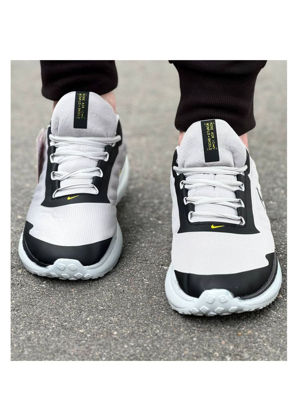 Сірі всесезон чоловічі кросівки No Brand