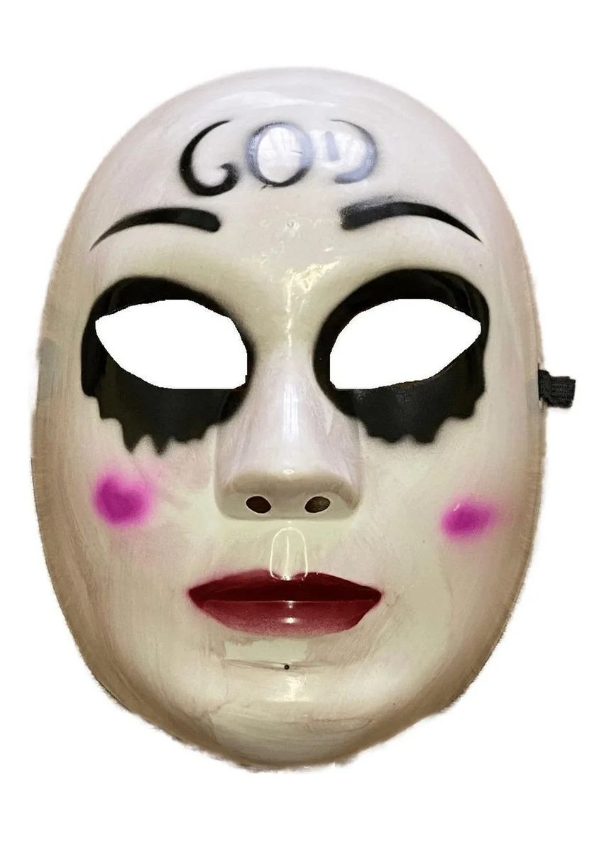 Маска "God" у стилі хорору / трилеру Судна ніч Хеллоуїн+подарунок No Brand (351874203)