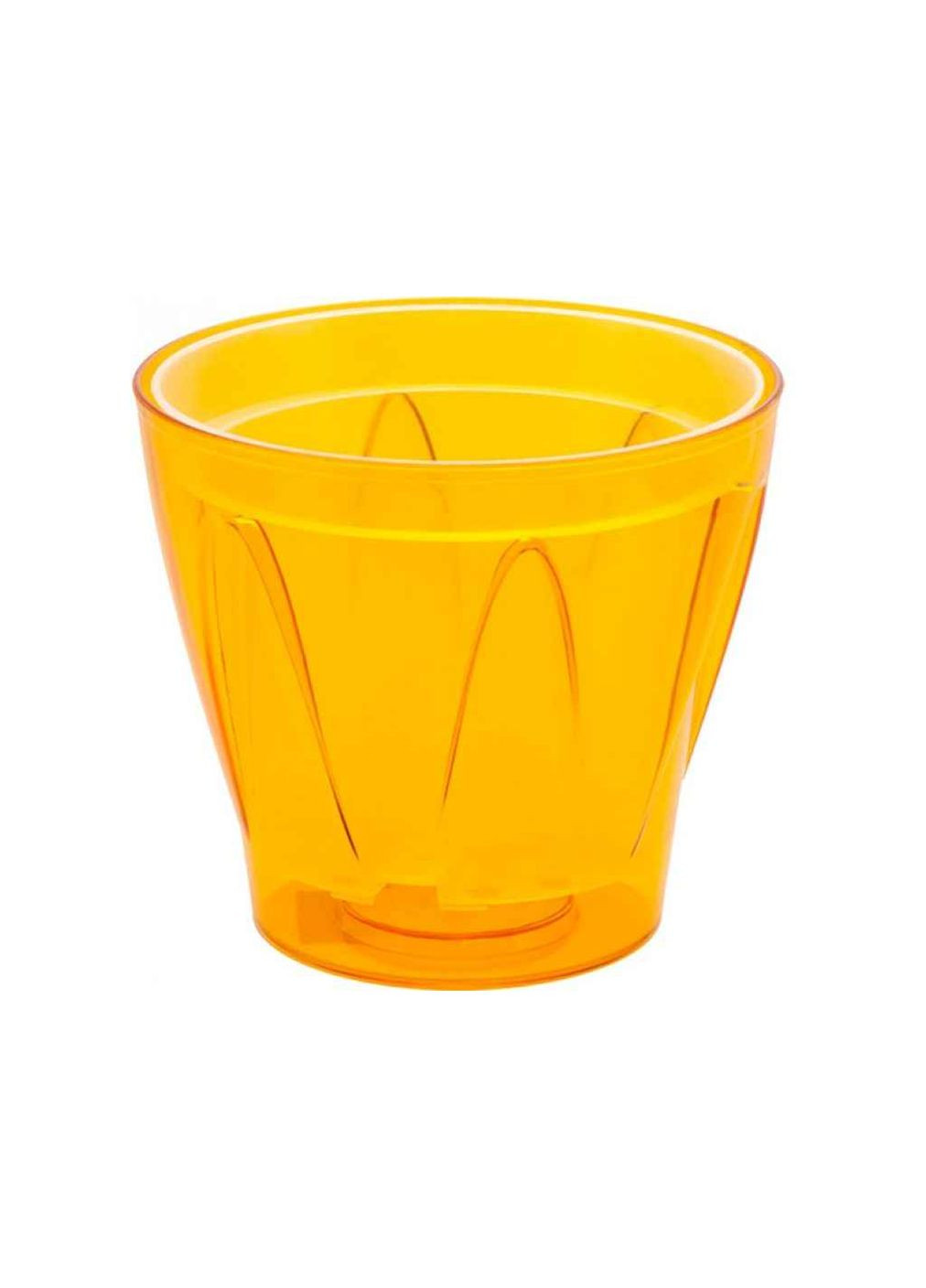 Кашпо со вставкой 2,9л "Аркада 184" с горшком 170мм, оранжевый Еталон-С (357222733)