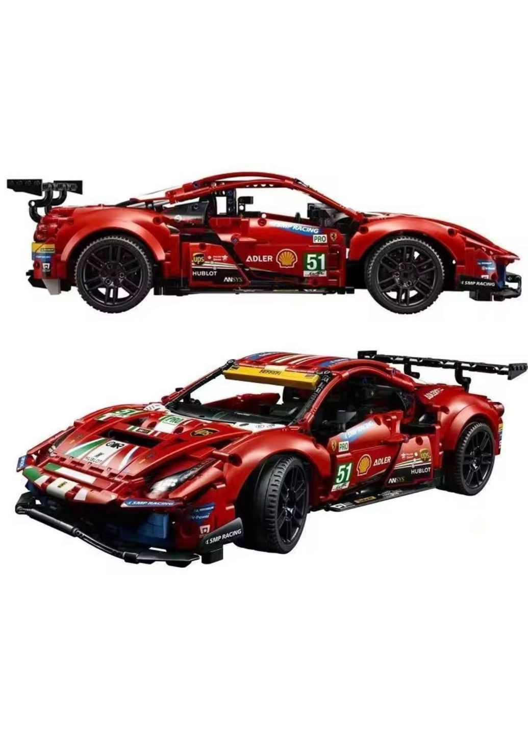 Конструктор (1677 деталей) CaDa гоночна машинка Ferrari 488 GTE (366018244)