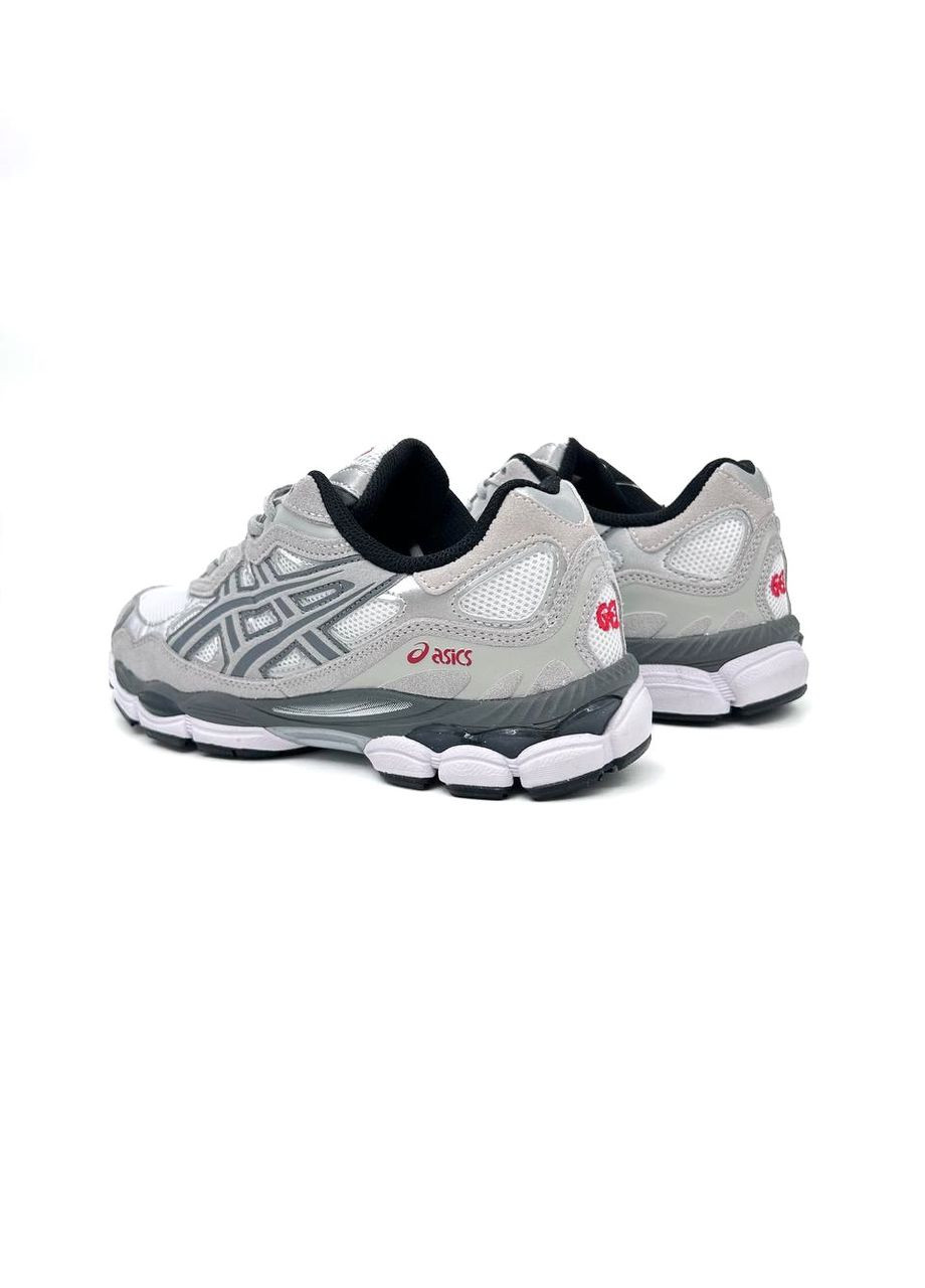 Сірі Осінні чоловічі кросівки asics gel nyc 'white steel grey' No Brand Gel-NYC