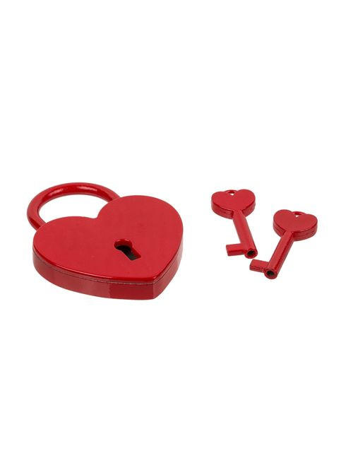 Металлический замок с двумя ключиками Heart Padlock, 6 см OOTB (322313108)