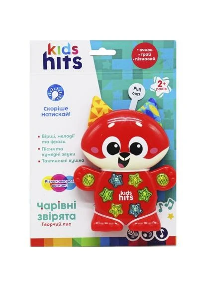 Развивающая музыкальная игрушка "Творческий лисен" (укр) Kids Hits (400245800)