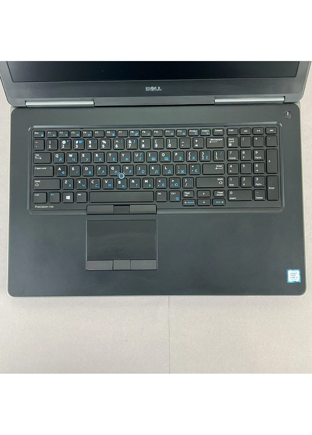 Мобільна робоча станція Precision 7720 / 17.3" (1920x1080) IPS / Intel Core i5-7440HQ (4 ядра по 2.8 - 3.8 GHz) / 16 GB DDR4 / Dell (398129716)