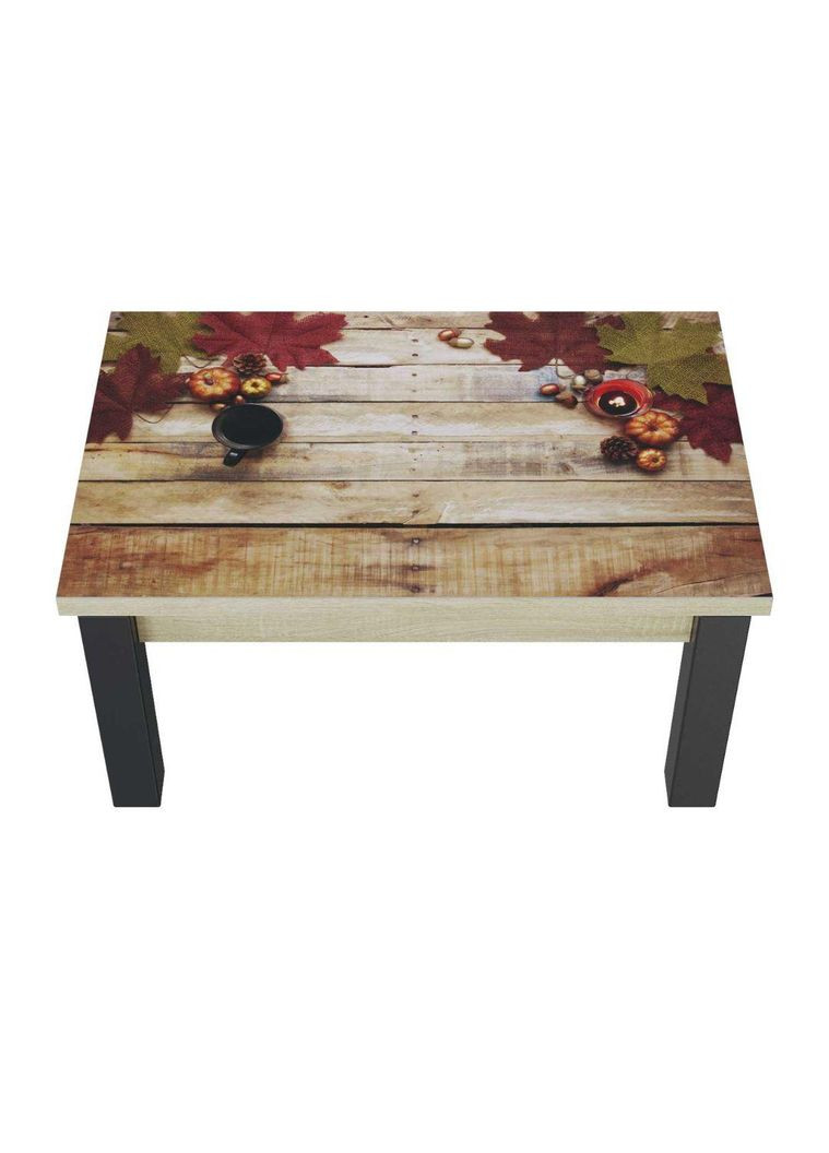 Стіл журнальний B-Jet Print 2 900x425x600 Дуб сонома/Венге (131025408) Art In Head (311656258)