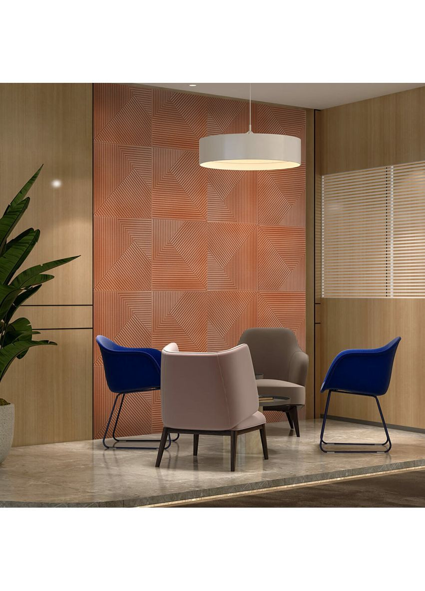 Панель стеновая 3D 500х500х5мм Бамбук Коричневый StickerWall-SW-00002880 Sticker Wall (370563827)