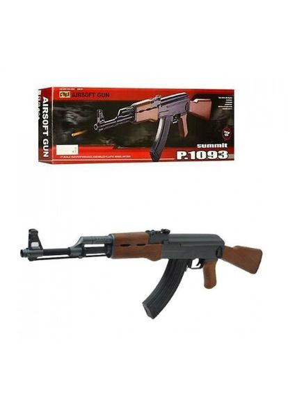Дитячий Автомат Калашнікова АК-47 Р1093 на кульках 6 мм, метал і пластик Коричневий CYMA (360544435)