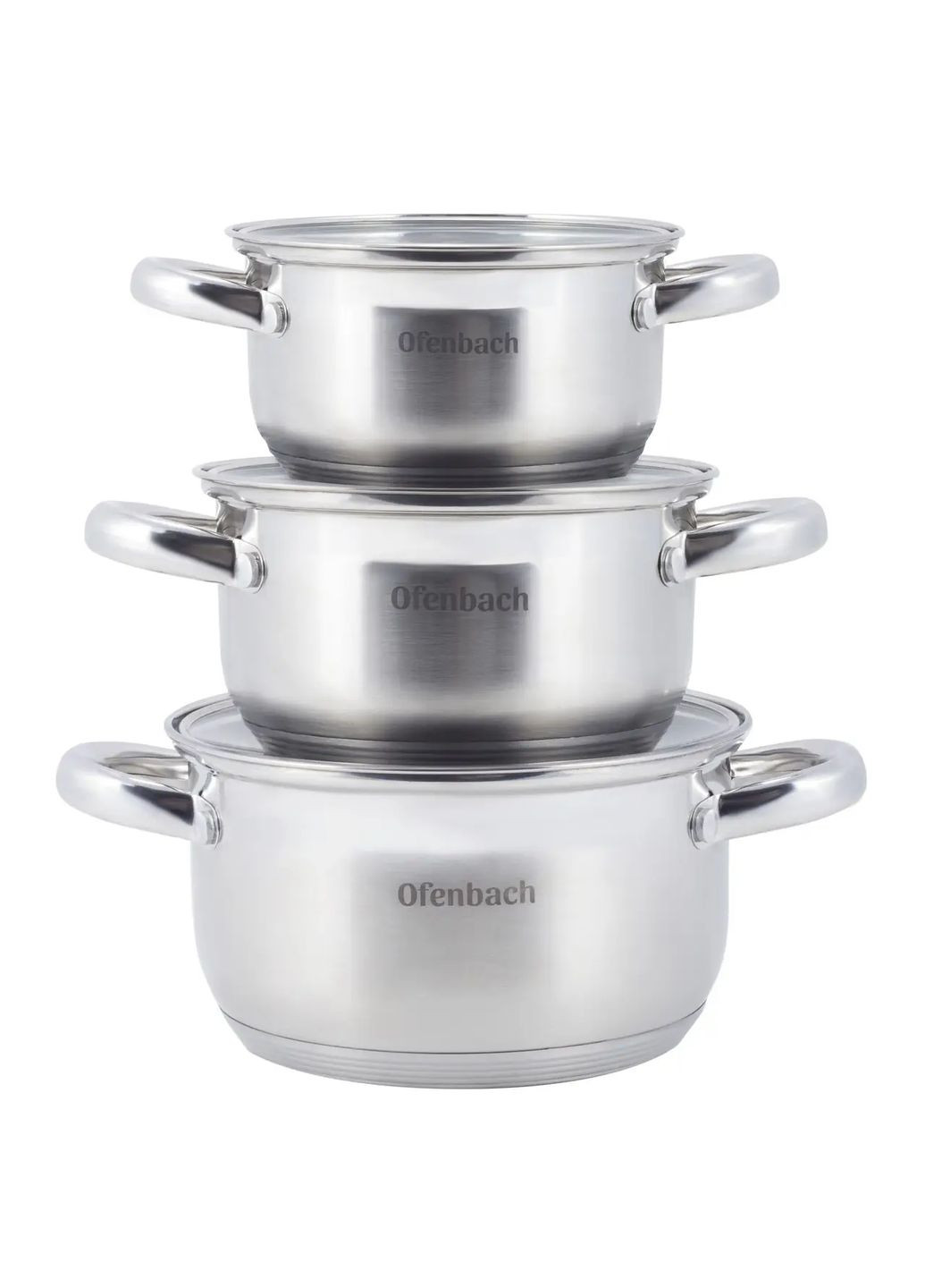 Набор посуды Ofenbach 6 предметов из нержавеющей стали KM- hjk Kamille 100002 (360880076)