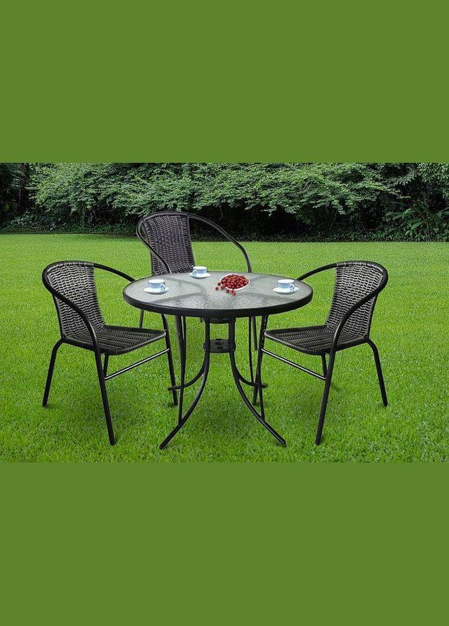 Комплект садових меблів Bistro-3 круглий стіл Jumi (338255889)