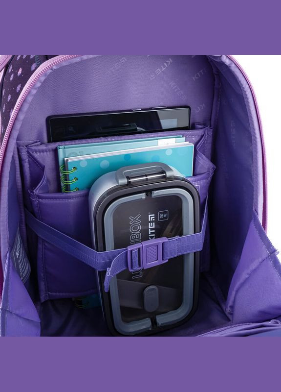 Школьный каркасный рюкзак Education 555 Feel Good Фиолетовый 14л (K25-555S-8) Kite (335406255)