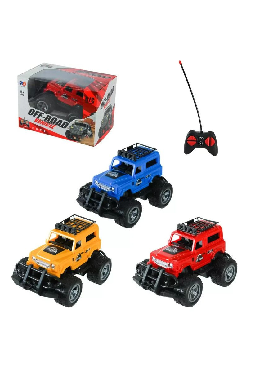 Игрушка машина на радиоуправлении джип 3688-K65 на батарейках в ассортименте 3 цвета No Brand (362438135)