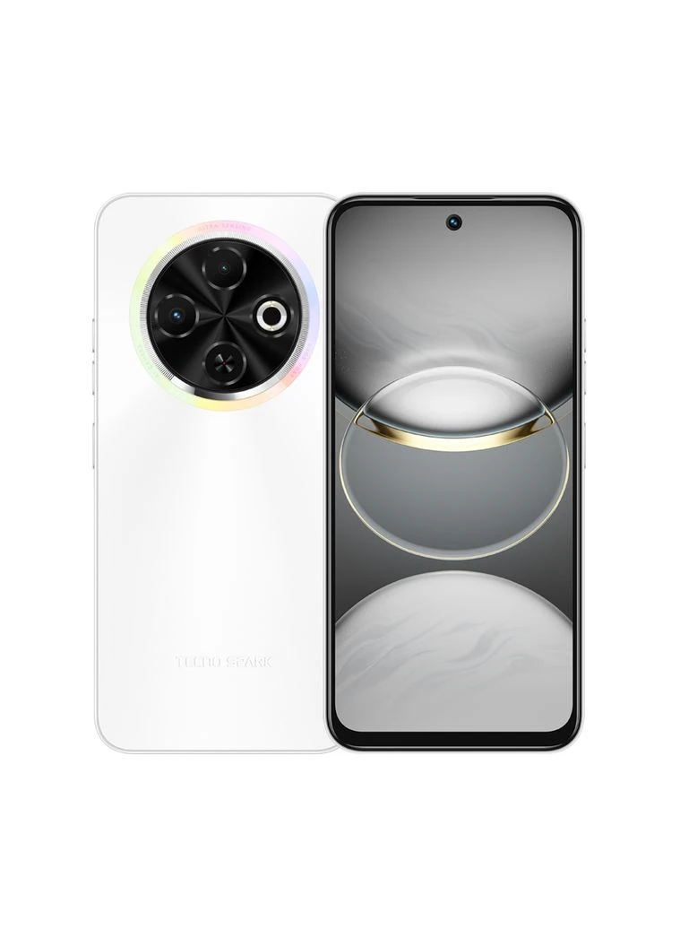 смартфон spark 30c (kl5n) 6.67" 6/128гб, 2sim, 5000ма год, orbit white Tecno (315602743)
