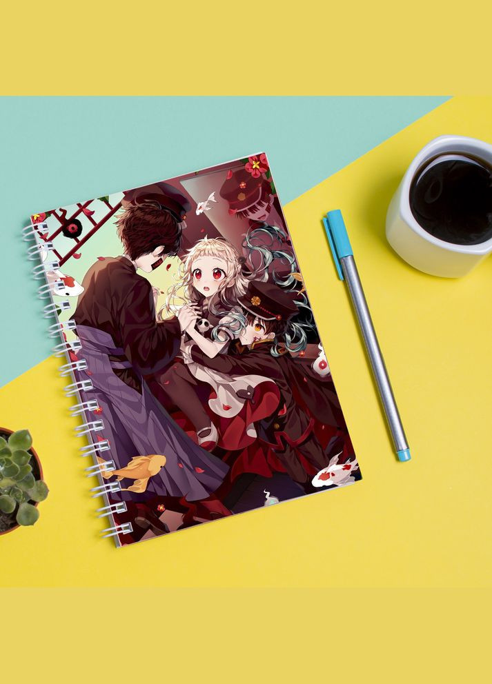 Скетчбук Sketchbook для малювання із принтом Jibaku Shounen Hanako-kun Туалетний хлопчик Ханако 10 Кавун блокнот для малювання (316132643)