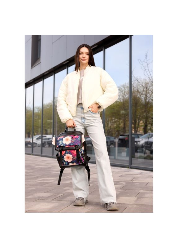 Женский рюкзак Aura с принтом "MAGENTA FLOWERS" Sambag (329692772)