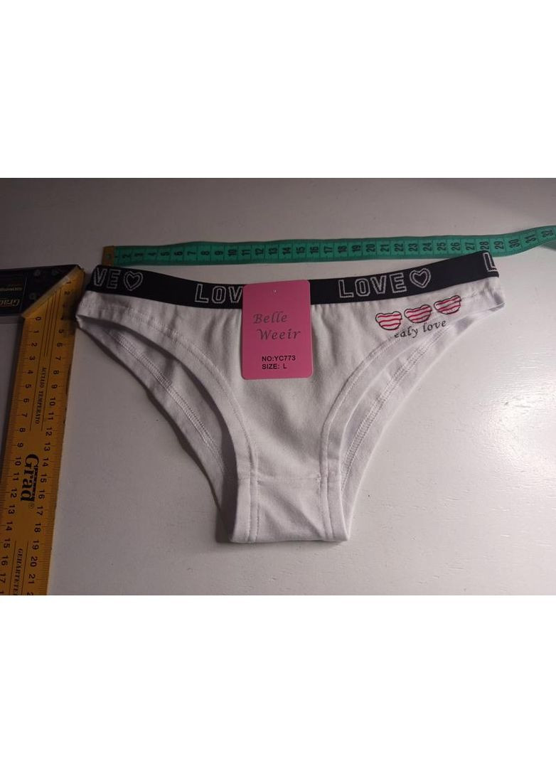Набір жіночих і підліткових бавовняних трусів з широкою резинкою 4 шт Belle Weeir (372448386)