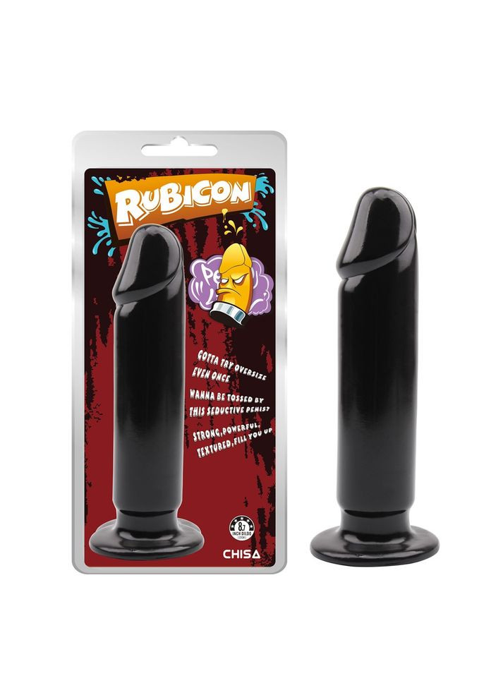 Фалоімітатор реалістичний Rubicon на присосці, чорний Chisa (331170355)