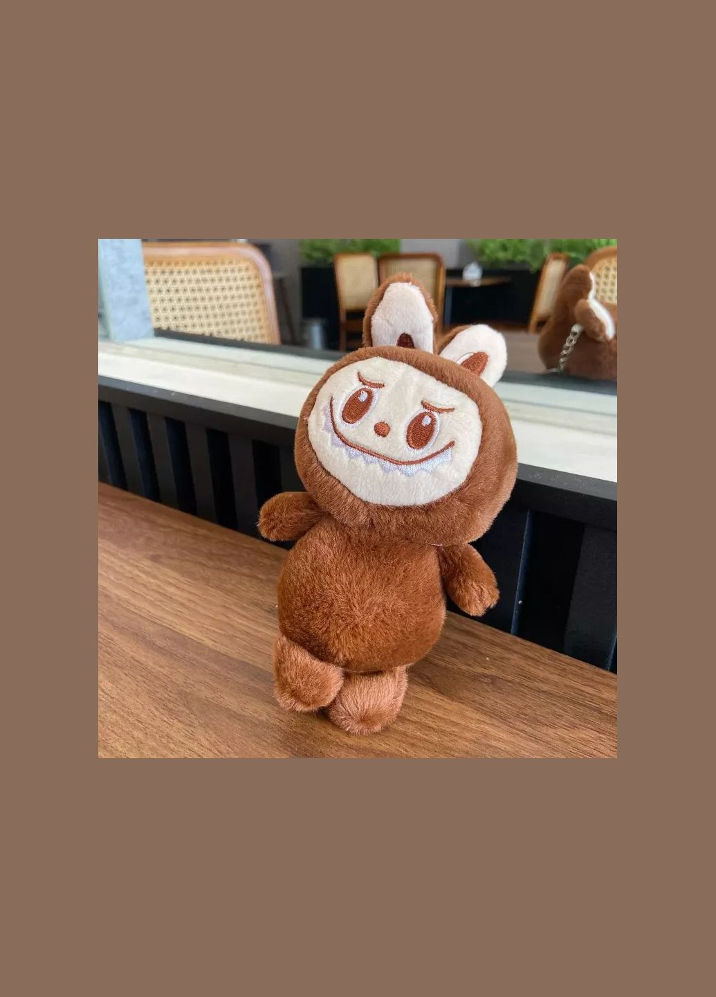 Мягкая игрушка сюрприз брелок labubu лабубу плюшевая детская the Monsters exciting macaron 17 см для детей No Brand (342418082)