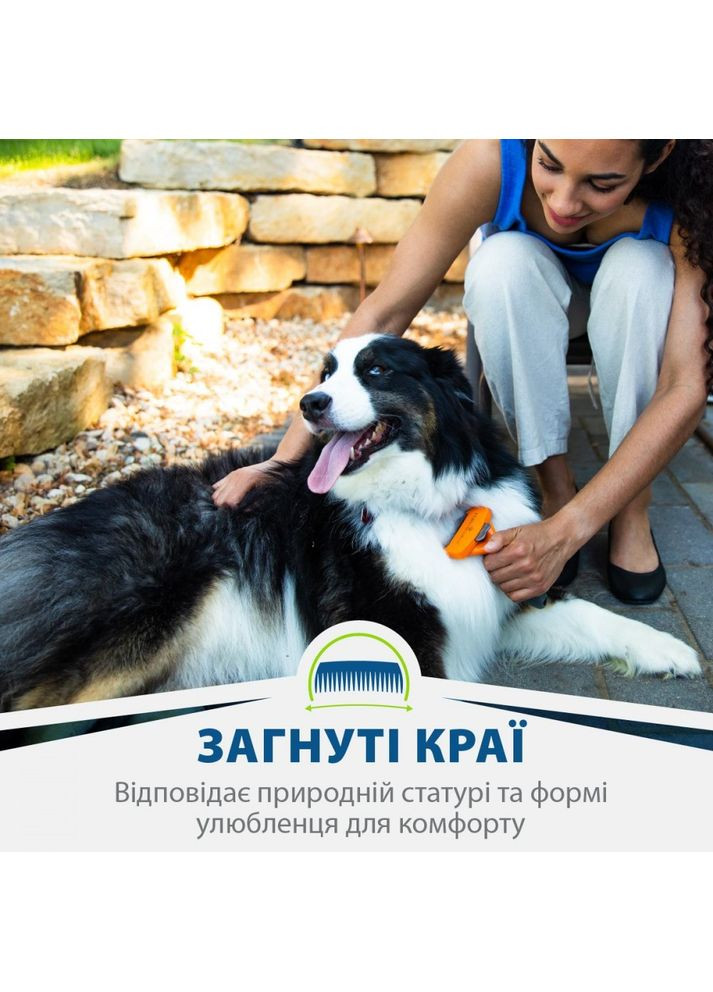 Фурмінатор для собак з довгою шерстю Long Hair розмір M Furminator (355254833)