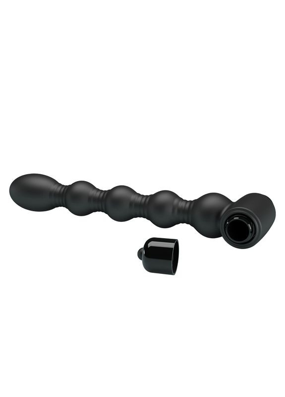 Анальний вібратор чорний, 18.2 х 2.6 см Pretty Love (361670329)