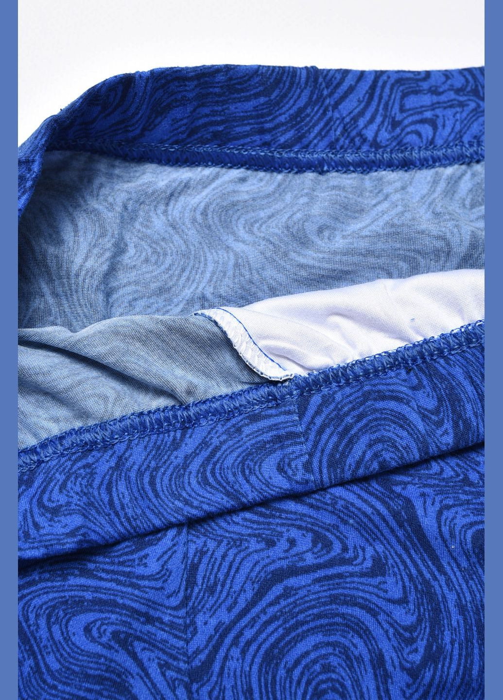 Боксери чоловічі напівбатальні синього кольору Let's Shop (295469864)