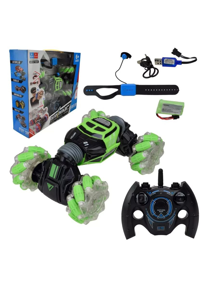 Іграшка перекрут на радіокеруванні трюковий світяться колеса звук акумулятор UD2196A в асортименті 3 кольори No Brand (362438981)