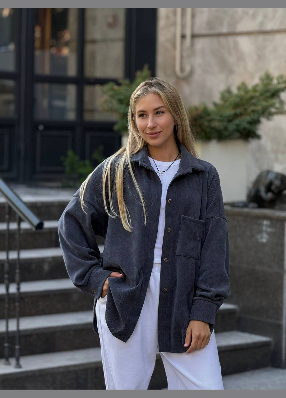 Універсальна жіноча сорочка оверсайз InFashion Сорочка (305197766)