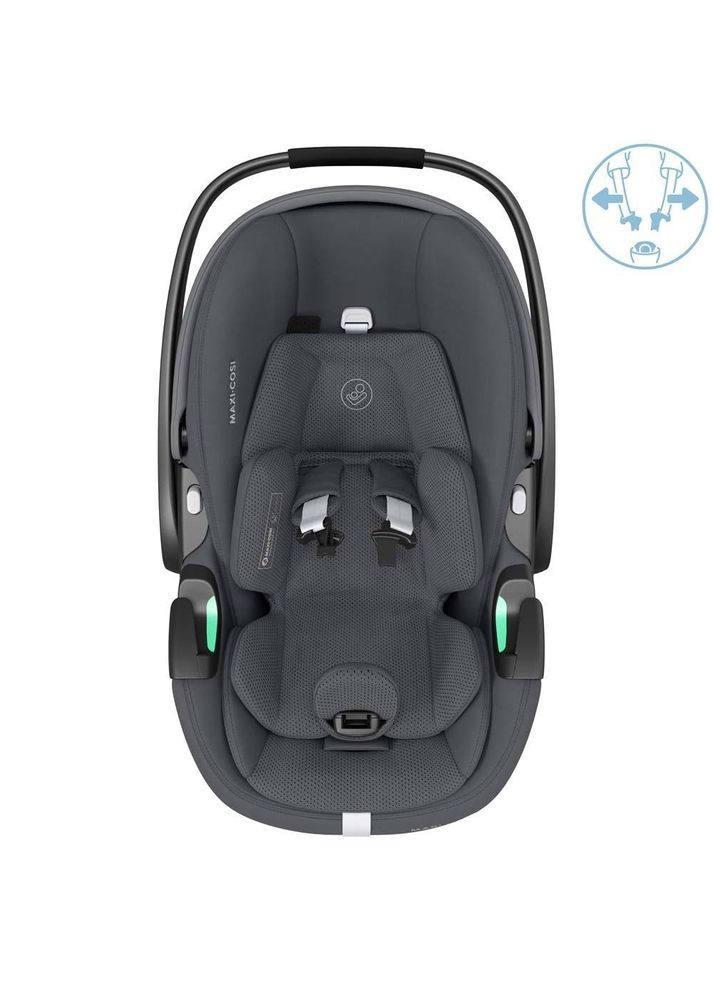 Автокресло Pebble 360 Pro2 гр. 0+ 0-13 кг Twillic Graphite, 8052204110 Maxi-Cosi (367983319)