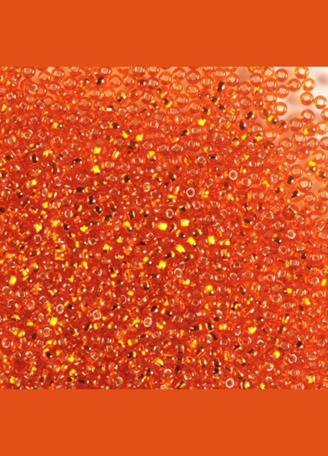 Бисер чешский Preciosa 97030, блестящий, оранжевый (10 г) No Brand (340485636)