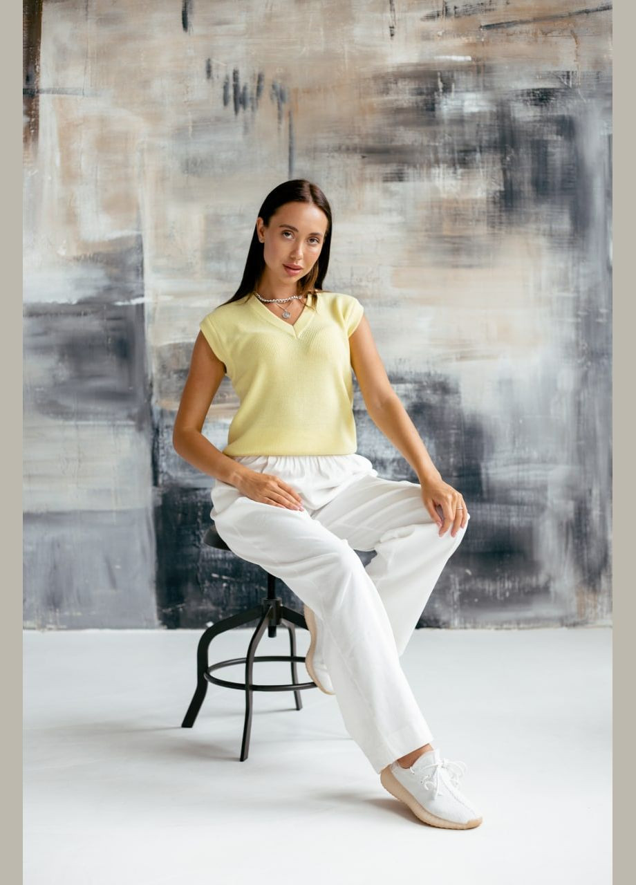 Жилет в лимонном цвете Simple Wear (316258942)