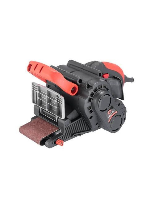 Шліфувальна машина стрічкова 800 Вт із регулюванням швидкості для оброблення дерева та металу Intertool (333945505)