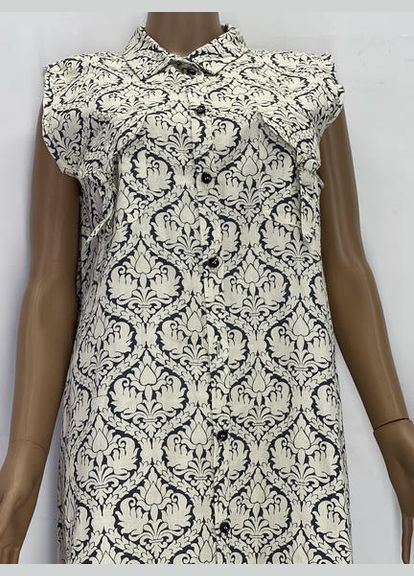 Бежева кежуал сукня Twinset з квітковим принтом