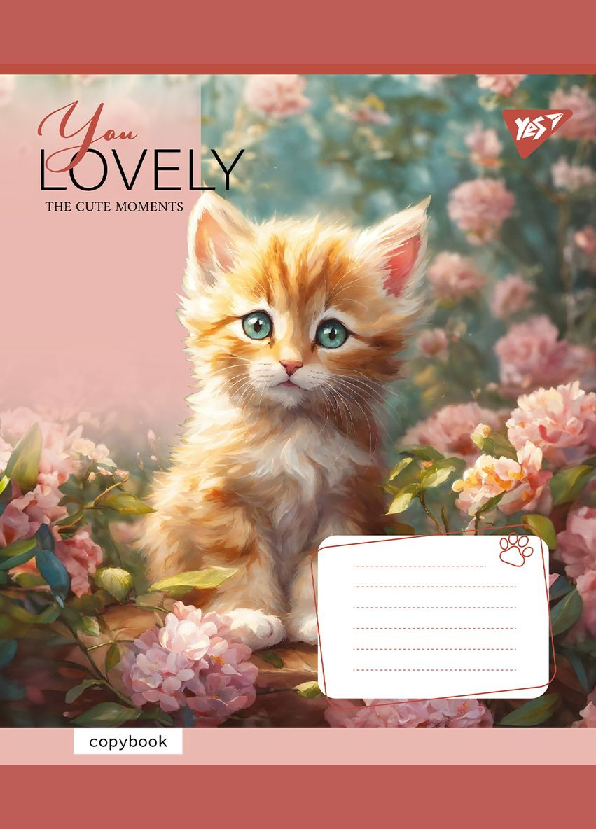 Набір зошитів You Lovely А5 в лінійку 12 аркушів 25 шт. () Yes 766954 (337471254)