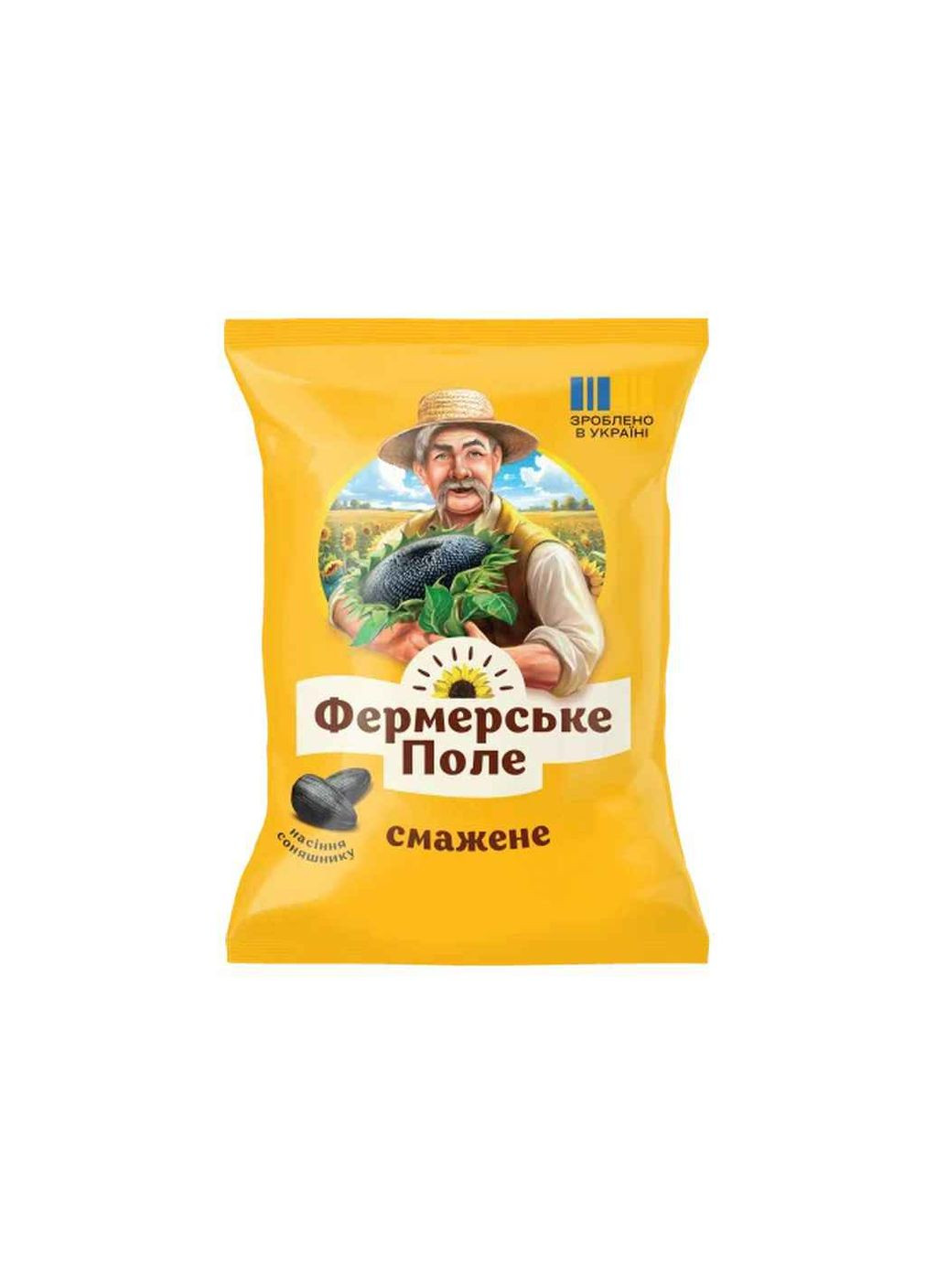 Семена подсолнечника Не соленые 220г жареные Фермерське поле (362351240)