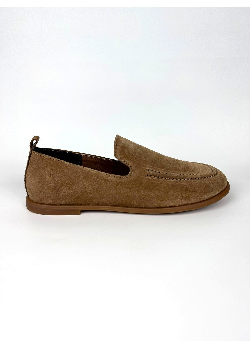 Best Vak Лоферы из замши для женщин коричневый з натуральная замша, украина — демисезон (361317643)