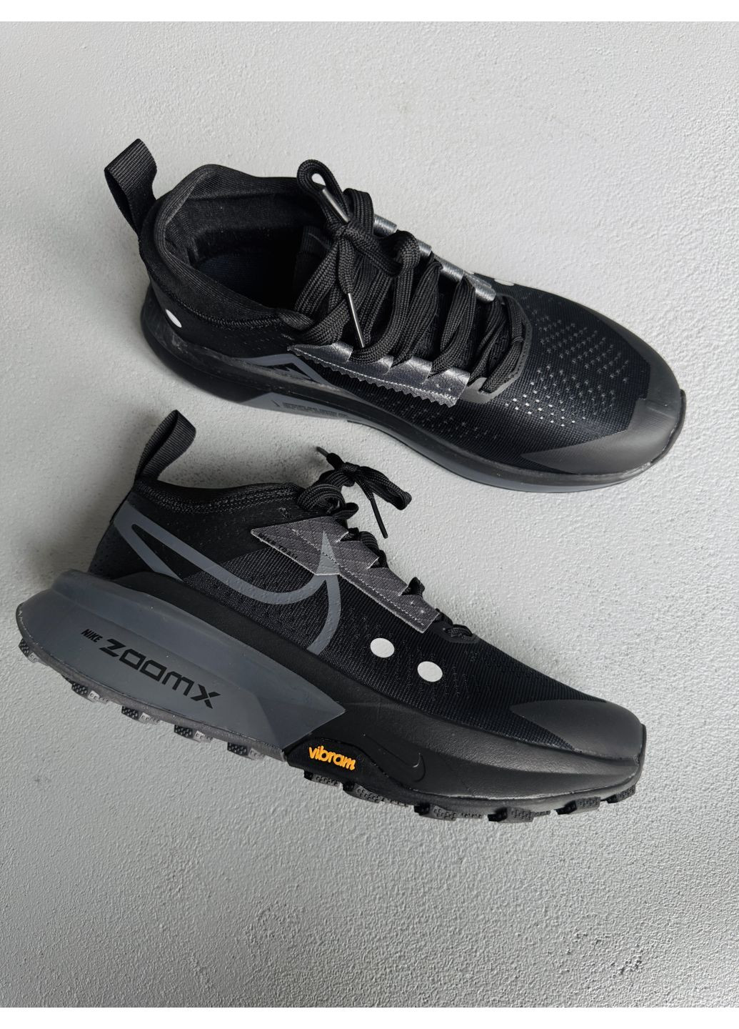 КРОССОВКИ ЖЕНСКИЕ NIKE ZEGAMA TRAIL 2 ZOOMX BLACK НАЙК No Brand чёрные демисезоны (367167212)
