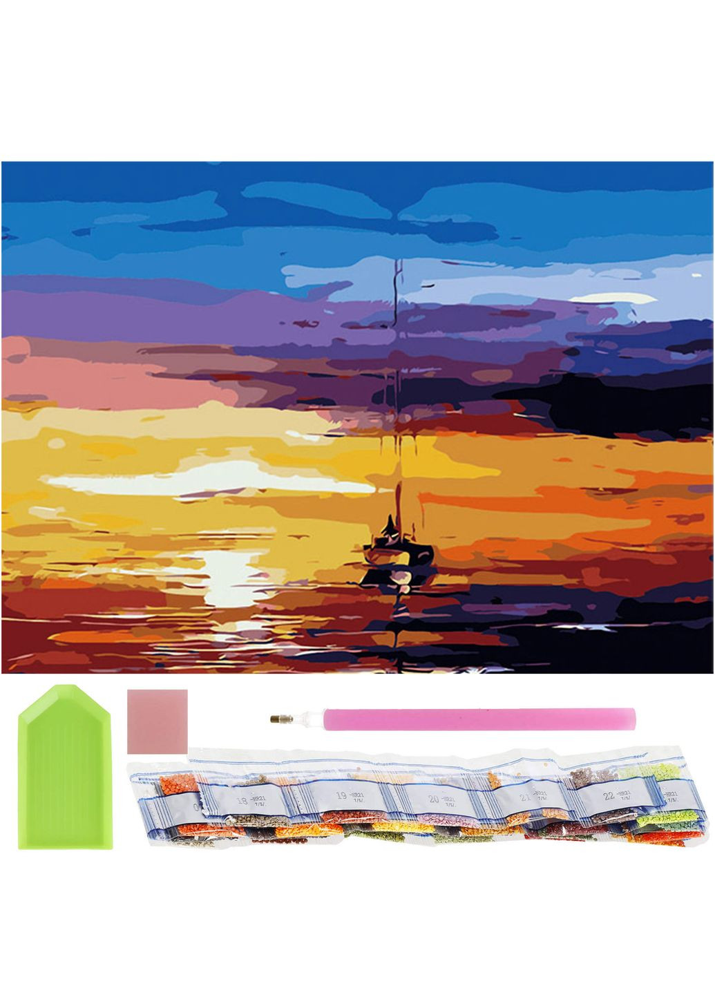 Набір алмазної мозаїки (вишивки) 40 x 30 см DP0023 Springos (314693121)