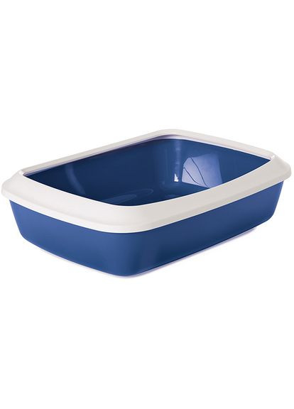 Лоток-то туалет з бортиком для котів Iriz Nordic Litter Tray 50х37х13 см Синій (5411388926441) Savic (314934060)