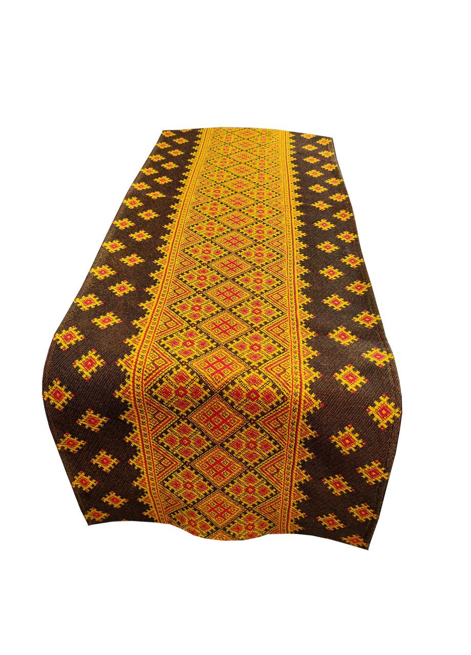 Скатерть дорожка на стол в национальном украинском стиле с тканым орнаментом Ранер Карпаты 40х150 Maystat (305390969)