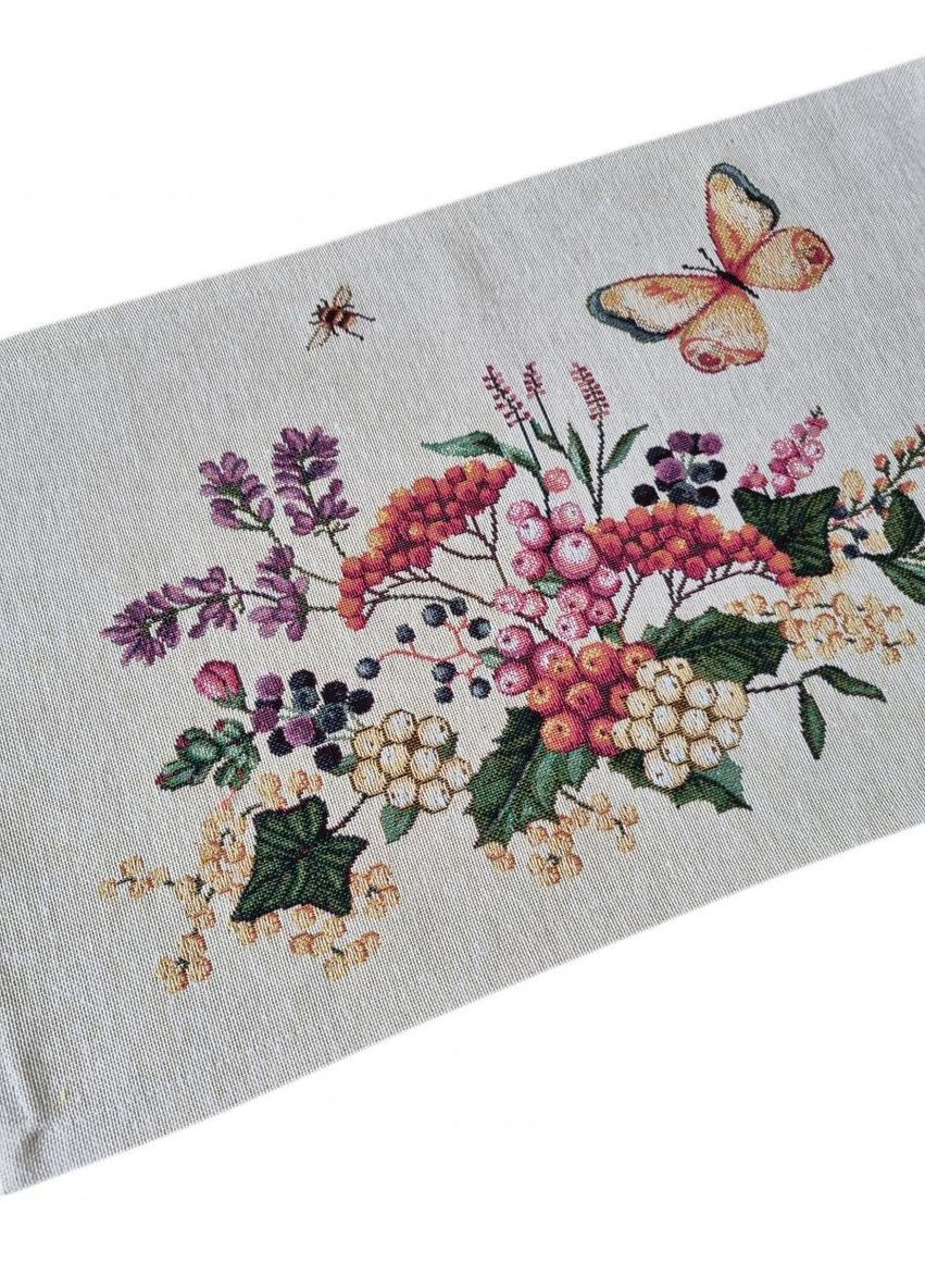 Гобеленовая салфетка Лавандовое поле 30х50 см для сервировки стола декор для кухни ProDobro (369377996)