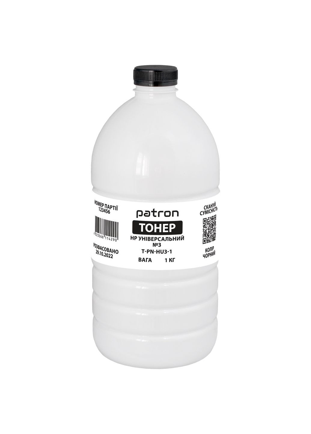 Тонер HP Универсальный №3 P1005/P1505/P2015/P2035/P2055/P4015, 1 кг, (PN-HU3-1) Patron (334116375)