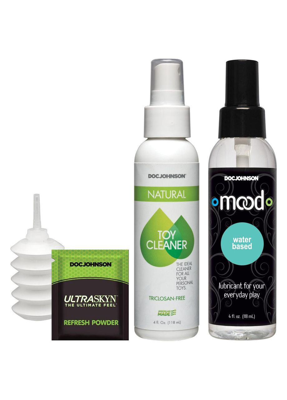 Набір для страпону Doc Johnson Vac-U-Lock Dual Density Extreme Set (м'ята упаковка) No Brand (303884951)