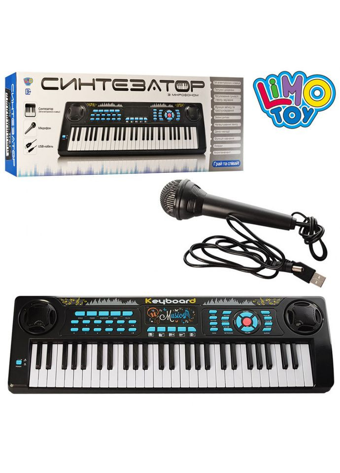 Детский синтезатор M 5499, 54 клавиши Limo Toy (334159337)
